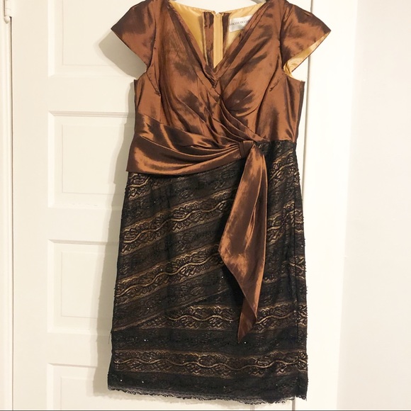 Mon Cheri Dresses & Skirts - Social Occasions by Mon Cheri Copper/Black Dress